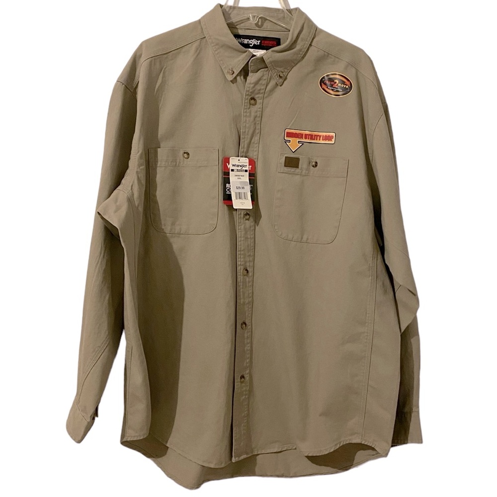 NWT Men’s Wrangler Riggs Utility Shirt. Sz. XXL